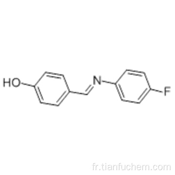 4 - [[(4-fluorophényl) imino] méthyl] -phénol CAS 3382-63-6